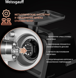 Мясорубки купить с доставкой в интернет-магазине Weissgauff