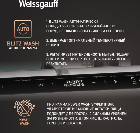        , -   Weissgauff BDW 6151 Inverter Touch AutoOpen Timer Floor