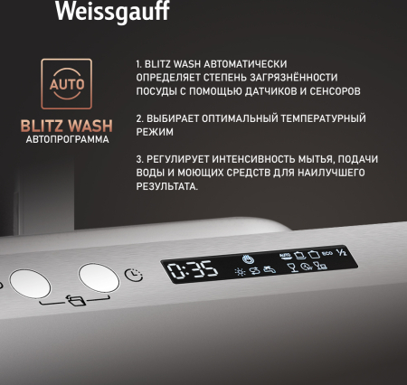        , -   Weissgauff BDW 4575 D Inverter AutoOpen Timer Floor