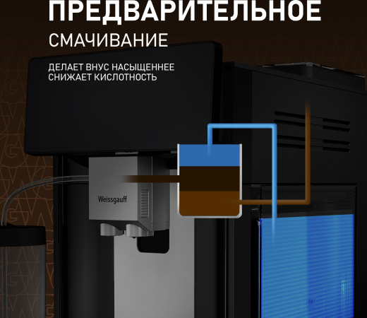 WCM-340 TFT Automatic Touch Cappuccino Nero (121767)