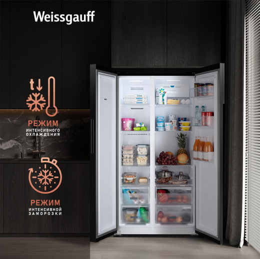 ��������������� ����������� � ���������� Weissgauff WSBS 600 BG NoFrost Inverter