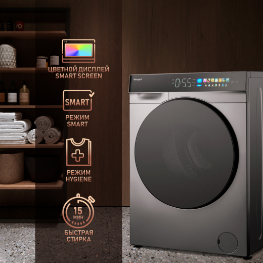 C��������� ������ � ���������� � ����� Weissgauff WM 998 Full Touch DC Inverter Steam Silver