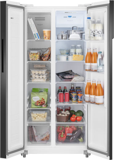 ��������������� ����������� � ���������� Weissgauff WSBS 500 Inverter NoFrost White Glass 
