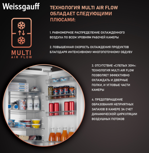 ������������ ����������� � ���������� Weissgauff WRKI 195 Total NoFrost