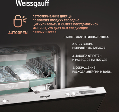       , -   Weissgauff BDW 6075 D Inverter AutoOpen Timer Floor