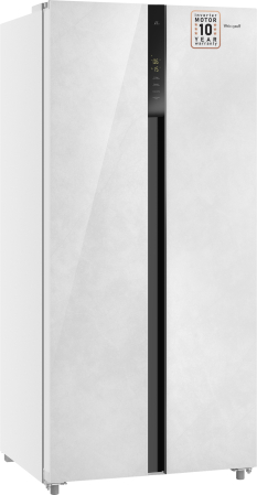     Weissgauff WSBS 500 Inverter NoFrost White Rock Glass