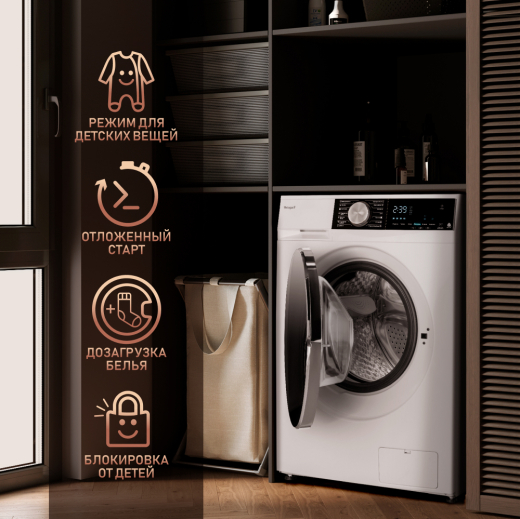 ���������� ������ � ���������� � ����� Weissgauff WM 56512 DC Inverter Steam