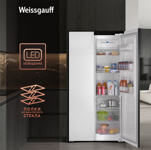 ��������������� ����������� � ���������� Weissgauff WSBS 600 WG NoFrost Inverter