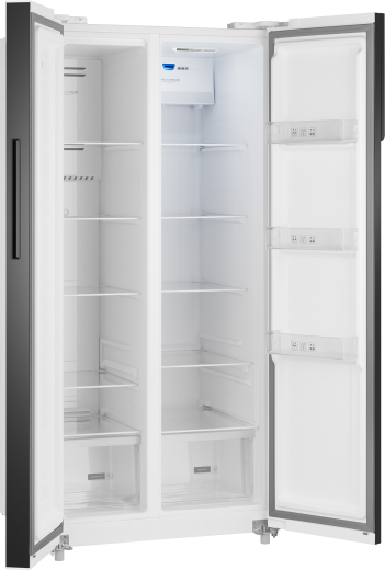 ��������������� ����������� � ���������� Weissgauff WSBS 500 Inverter NoFrost White Glass 