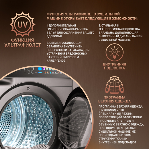 ��������� ������ � ���������� � �������������� Weissgauff WD 998 Heat Pump Full Touch Silver