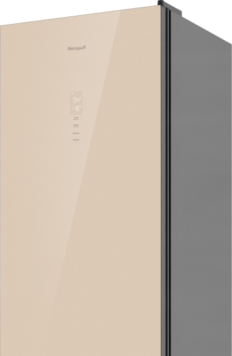 ��������������� ����������� Weissgauff WRK 195 D Full NoFrost Beige Glass