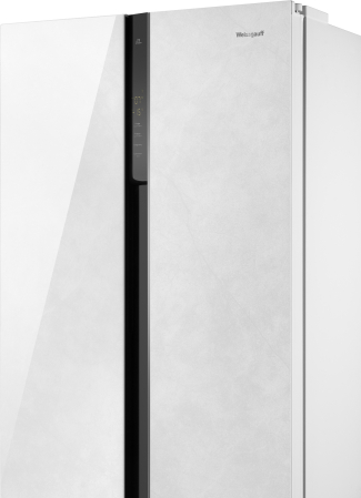    Weissgauff WSBS 500 Inverter NoFrost White Rock Glass