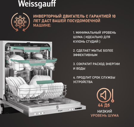        , -   Weissgauff BDW 6075 D Inverter AutoOpen Timer Floor